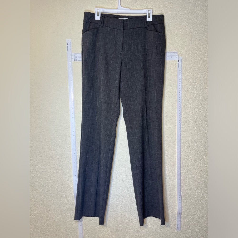 New York Company Size 10 Tall Brown Stretch Pants trouser work business casual